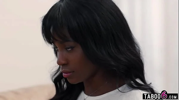 Roommate triggers ebony MILF Nicole Kitt her problem with watching porn videos