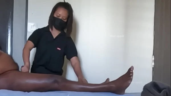 Indian teen massaging grandpa dick in spa videos