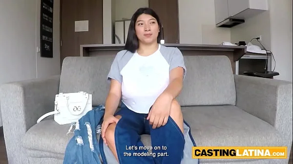 Massive titted amateur BBW latina thot Kaori convincing the perv producer videos