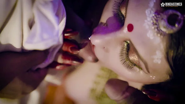 Big Boobs Milf having kamasutra style threesome hardcore sex with her two big cock servants videos