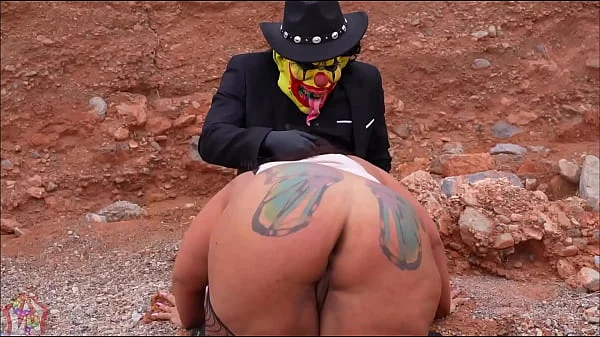 GIBBY the CLOWN fucks me senseless in the desert videos