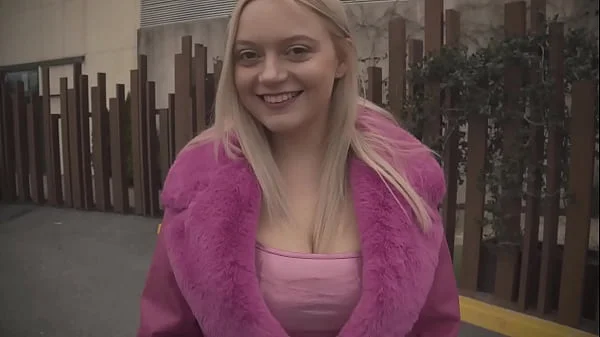 Huge tits blonde girl banged by two men and swallows loads videos