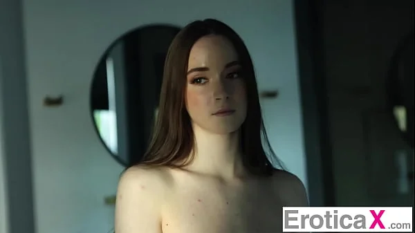 Long Haired Beauty Makes Love To Big Cocked  Lover - Hazel Moore - HardX videos