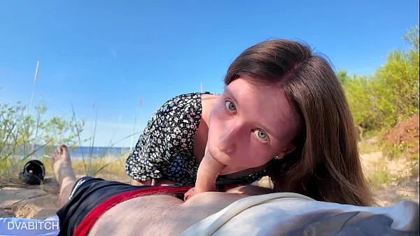 Visiting Public Beach To Suck Dick & Swallow Cum Before Going Swimming videos