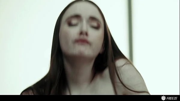 The Button Stops The Time - Nathan Undresses Hazel Moore, Fucks Her And Cums On Her Hairy Pussy videos