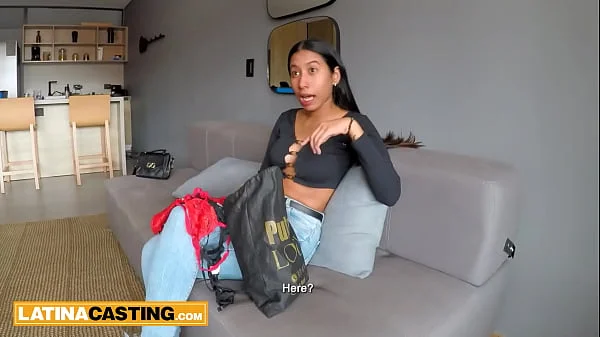 Sexy busty latin teen plays hard to get before getting on her knees POV videos