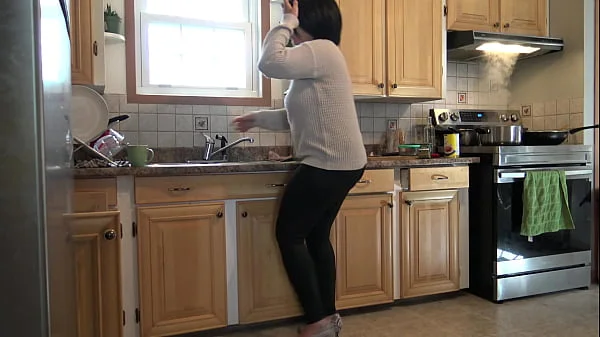 TABOO FAMILY: stepmother lets stepson fuck her while cooking in the kitchen videos