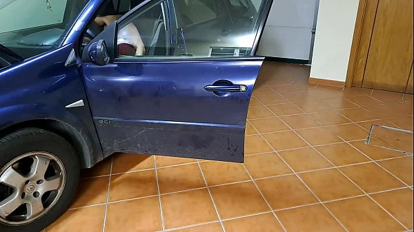 Horny wife receives internal cumshot from the mechanic videos