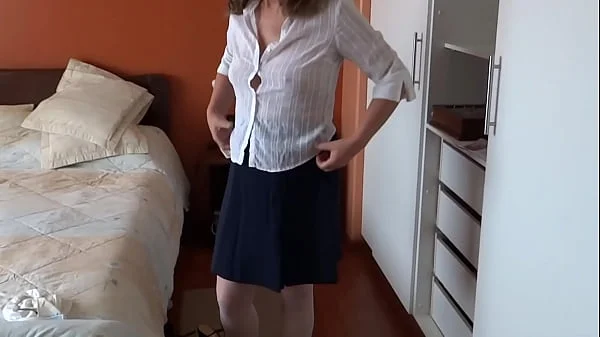 Full Video - First time cuckolding my husband with his best friend, big cumshot on my hairy pussy videos