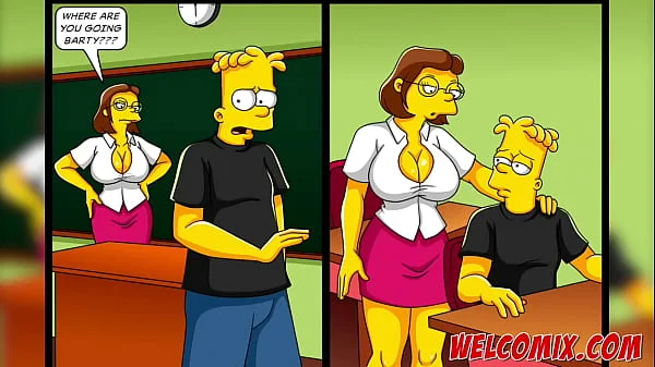 Margy is a hot maid! The hot cleaning lady - The Simptoons Hentai videos