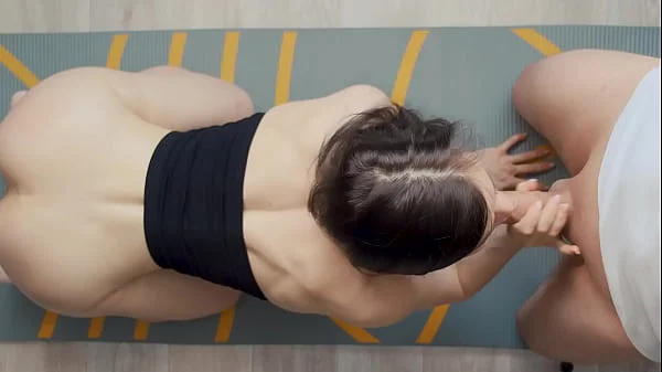 My workout was interrupted because my roommate fucked my mouth and ass... oiling me up videos