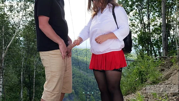 Exhibitionist Fucked By Crazy Nymphomaniac Stranger! XSanyAny videos