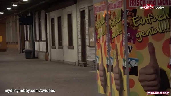 - Step dad fucks at a public train station while people watch videos