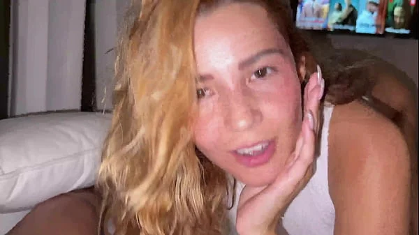 While Agatha Vega relaxes she can't resist giving a juicy blowjob and licking Christian Clay's cum - FREE VERSION videos