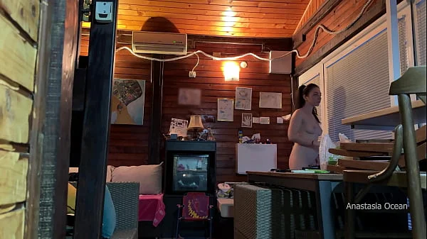 I met delivery guy naked. He asked me to touch my boobs and i let him do it. videos