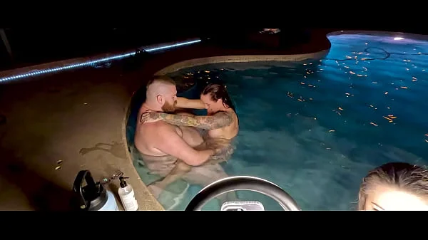 Hardcore Hot Tub Live Threesome With Jasper Nyx And Luci Power videos
