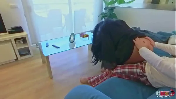 Stepmother Accidentally Sat on Stepson's Cock with Her Naked Pussy videos