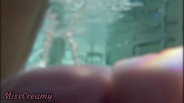 #2 Flashing my pussy in front of a boy in public swimming pool and helps me masturbate - it's very risky with people nearby watching - MissCreamy videos