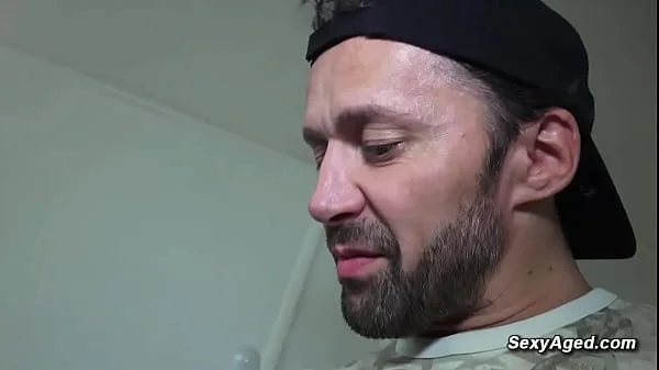 French housewife MILF fucks big cock janitor videos