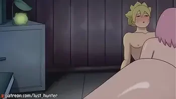 Boruto e Sakura se divertindo enquanto Sasuke está fora. videos