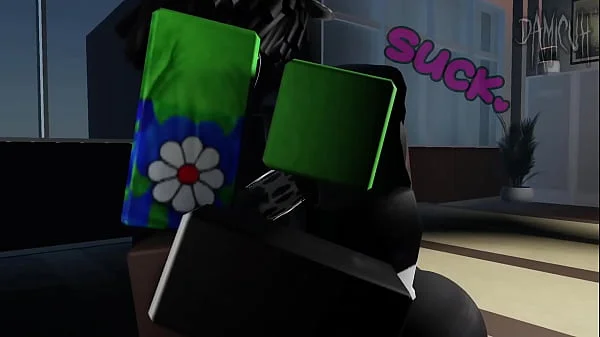 Girl gets addicted to a BIG cock - Roblox videos