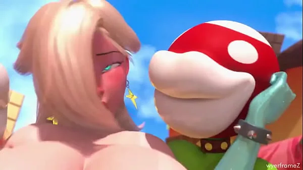 Plantas pirañas cachondas se la chupan a la princesa Rosalina Futa videos