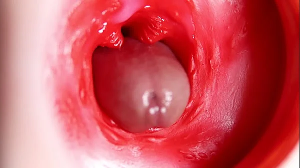 This beautiful pussy is pulsating and squeezing my cock! Camera inside the hole! videos