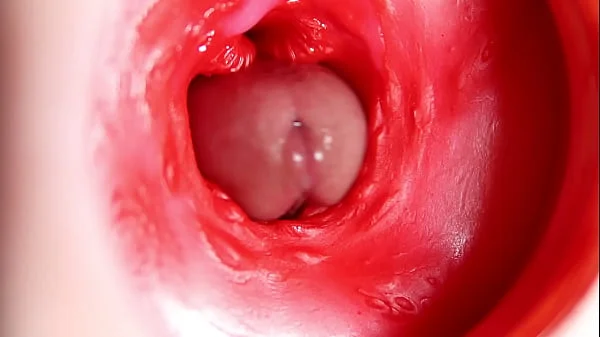 This beautiful pussy is pulsating and squeezing my cock! Camera inside the hole! videos