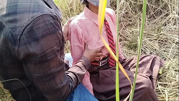 INDIAN SCHOOL CAUGHT WITH BOYFRIEND IN JUNGLE AND PUNISHED AS HARD FUCK BY BLACK INDIAN GUY videos