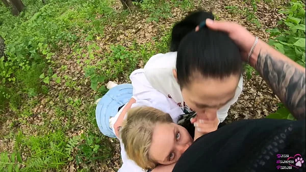 Amateur threesome blowjob outdoors videos