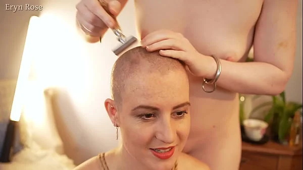 Scarlot Rose Full Head Shave with Eryn Rose videos