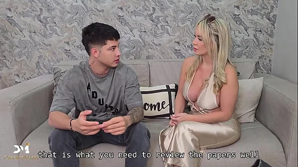 Sexy Lawyer collects her fees with good sex with an ex-convict with a huge cock - Danner Mendez & Tatiana Alvarez videos