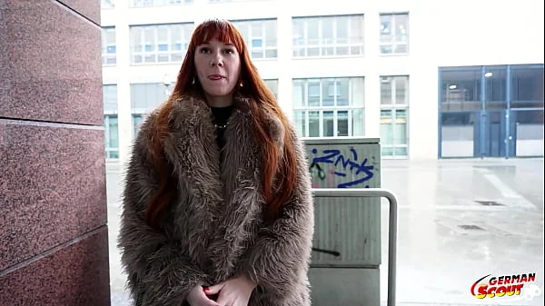 GERMAN SCOUT - Skinny Tall German Redhead Ginger Girl Soley Summer First Time Porn Casting videos