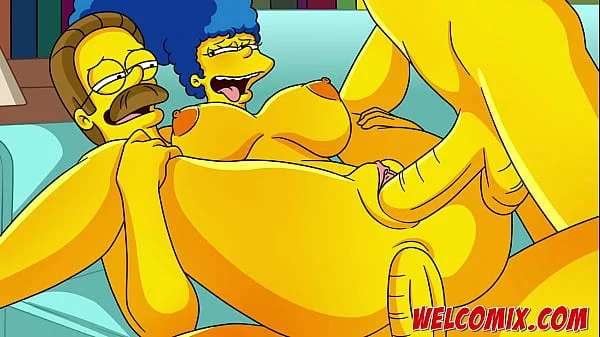 Watching my wife fucking another man! Simpsons porn Cuckold! videos