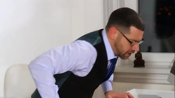 PenthouseGold.com - Busty Redhead Boss Angel Wicky Seduces Her Employee Into Fucking Every Hole videos