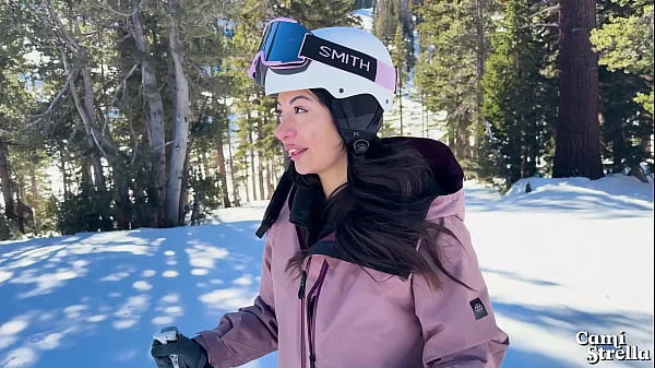 MASSIVE FACIAL FROM a STRANGER - Fucking my Ski Instructor Vlog videos