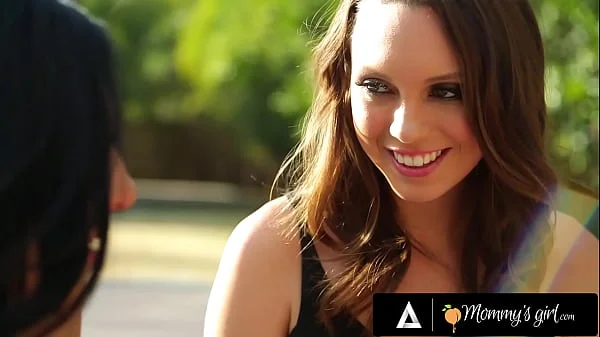 MOMMY'S GIRL - Mischievous Virgin Jade Nile Asks Sunbathing Stepmom Jaclyn Taylor About Lesbian Sex videos