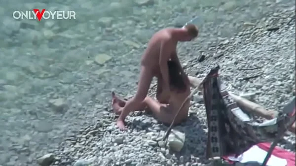 Beach Voyeur. Slut wife gives head and gets fucked in public videos