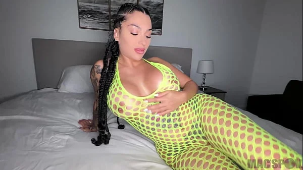 Stacked PAWG Egypt Takes Big Dick Pounding From JMac in Green Fishnets videos