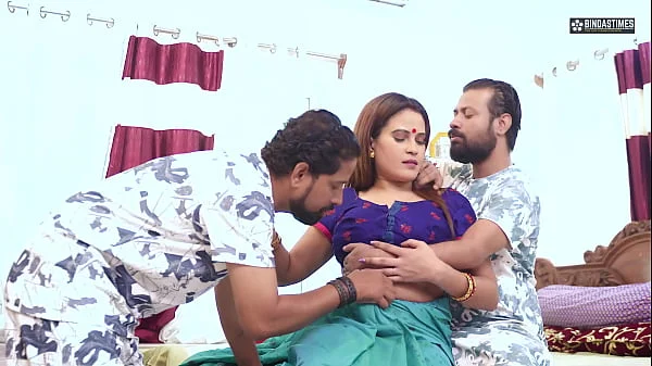 Erotic Bihari Bhabhi wants Two Big Cock for sex when her husband not around at home videos