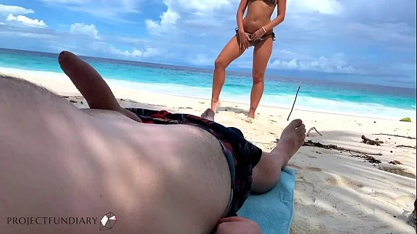 wild dick ride on public dream beach - projectfundiary videos