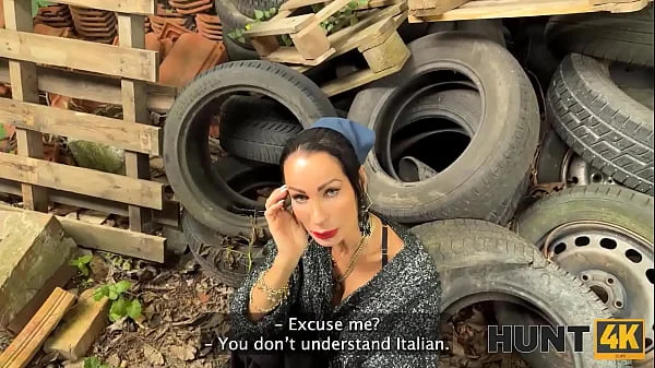 HUNT4K. Hunter loved the outdoor sex with a hot brunette chick videos