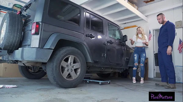Horny MILF Uses Her Pussy To Get A Discount On Her Car Repair videos
