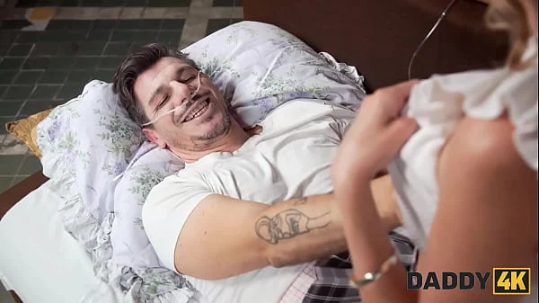 DADDY4K. Hot girlfriend cured my StepDaddy with a deepthroat and hard fuck videos