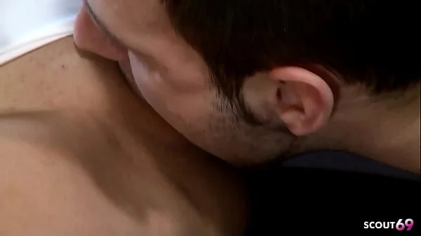 First Anal Sex at Porn Casting for sweet blonde Girl with perfect bouncing Boobs by Big Dick Stranger videos