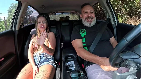 Carona com a novinha virgem que quase perdeu o que tem mais de precioso - Marangoni videos
