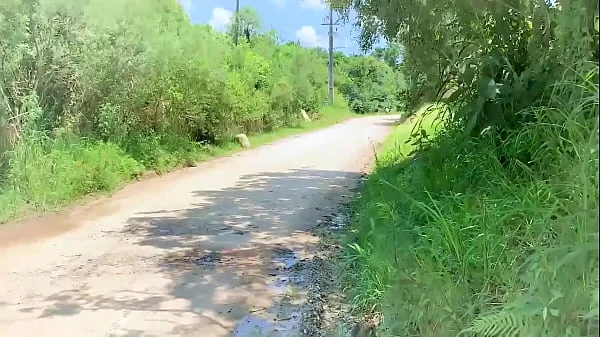 Passing cars honked but I still to fuck her in the ass. Anal on the side of the road. videos