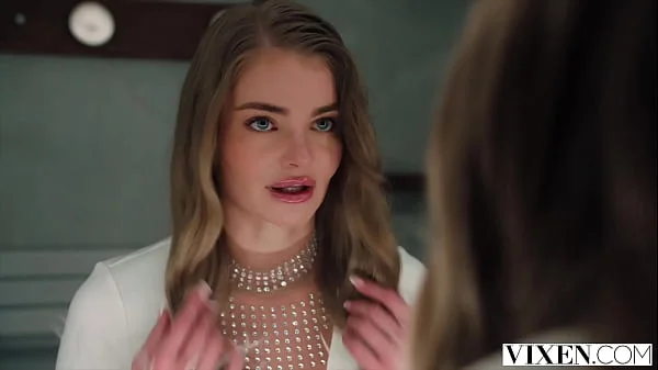 VIXEN Gorgeous Duo Fibi Euro And Emiri Momota Share A Huge Cock In Steamy Threesome videos