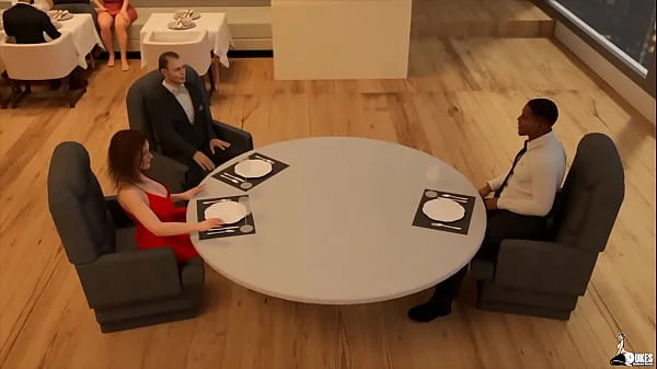 Hot wife sucks off her husband's new boss during a meeting. videos