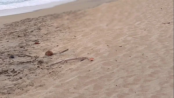 Stranger Fucks Me on a Nude Beach After I Blow Him — Real Voyeur Caught Jerking Off Watching Us videos